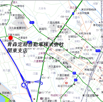 アクセスマップ：関東支店